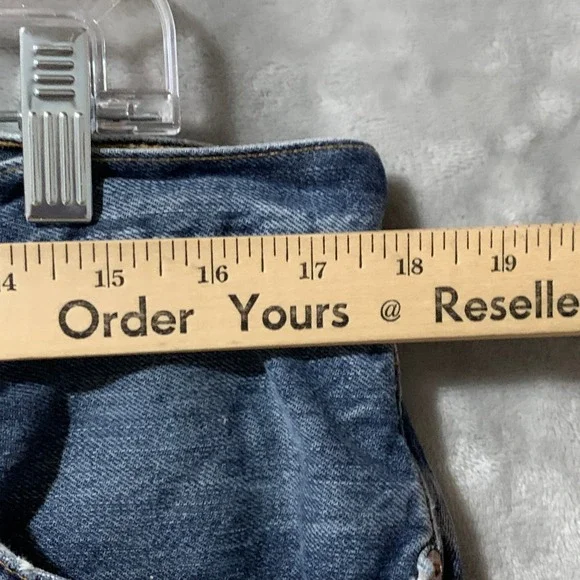 Polo Ralph Lauren‎ Hampton Straight Jeans Mens 35x32 Blue Distressed Preppy - Picture 13 of 16